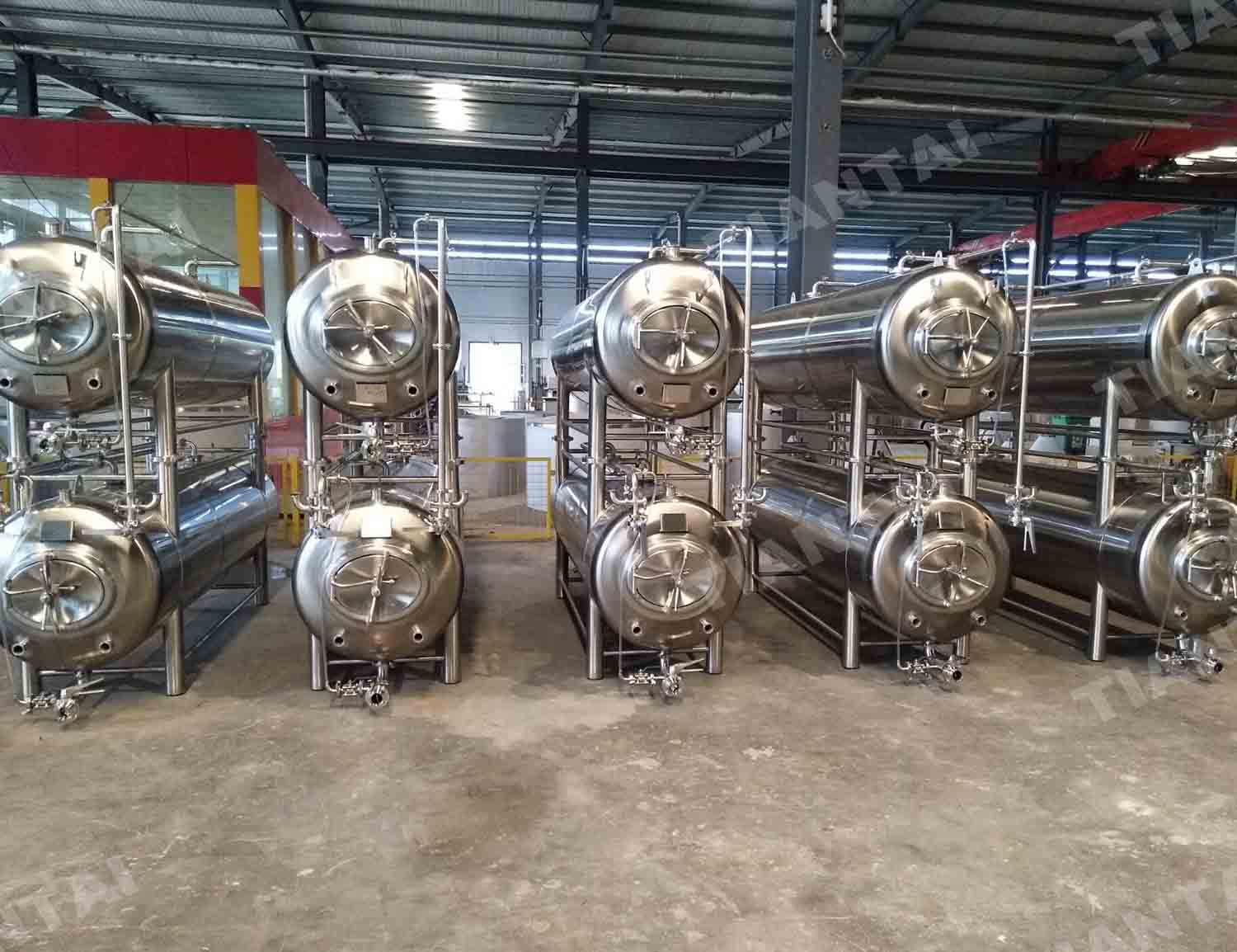 1000l Stainless steel stacked bright beer tank